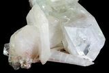 Zoned Apophyllite Crystals With Stilbite - India #72069-2